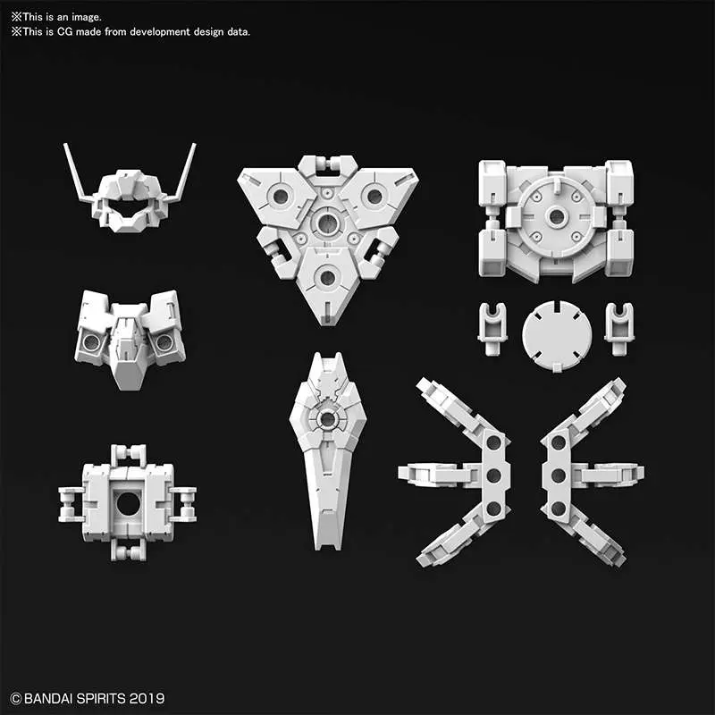 1/144 30MM Option Armor for Commander (for Rabiot  White)